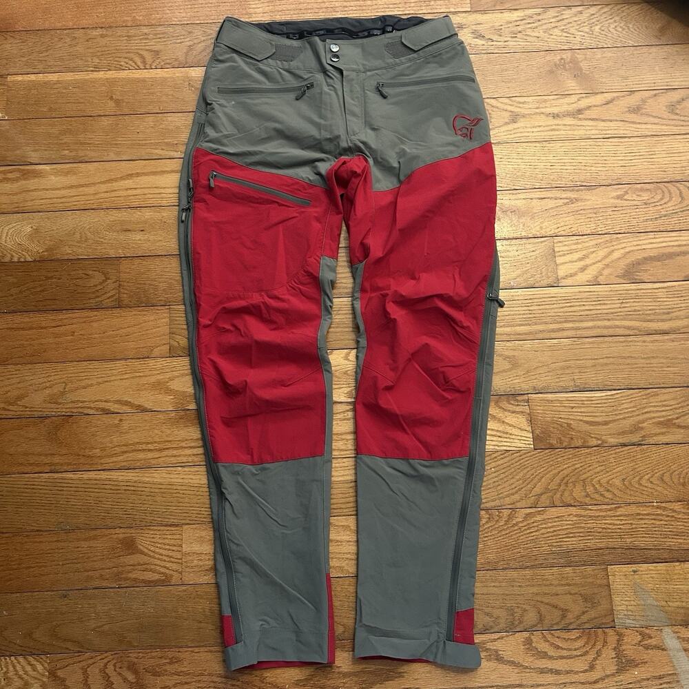 Norrona Fjora Flex1 Athletic Performance Trekking Cargo Hiking Pants Women’s M